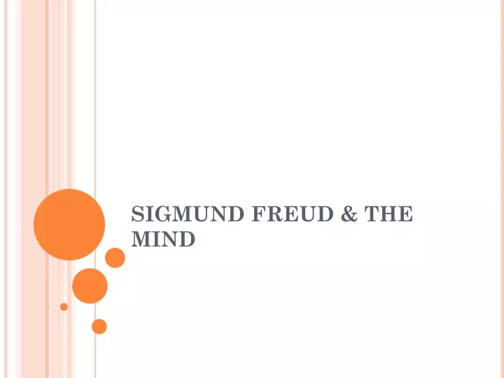 sigmund freud the mind