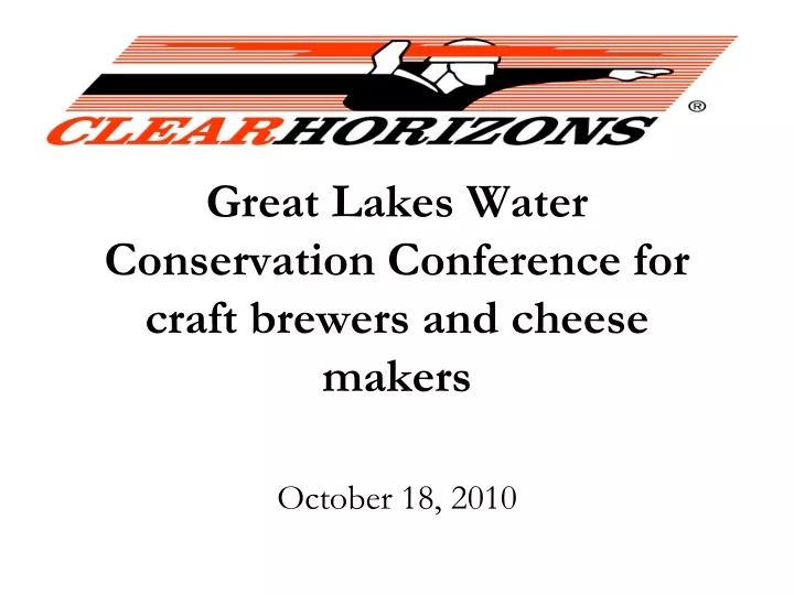 great lakes water conservation conference for craft brewers and cheese makers