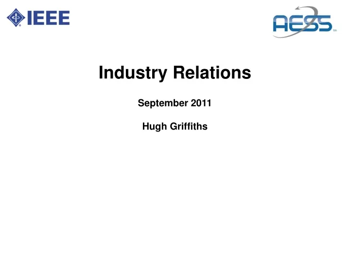 industry relations