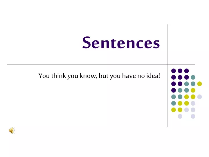 sentences