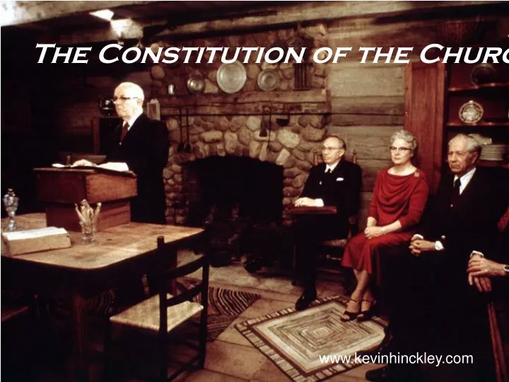 the constitution of the church