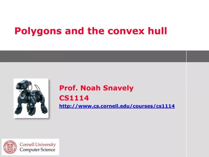polygons and the convex hull