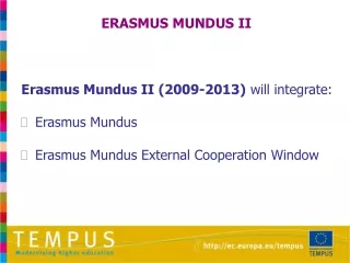 ERASMUS MUNDUS II