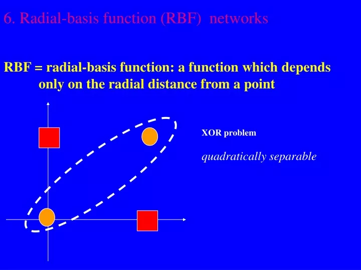 6 radial basis function rbf networks rbf radial