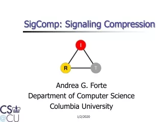 SigComp: Signaling Compression