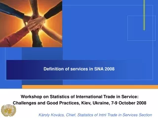 Definition of services in SNA 2008