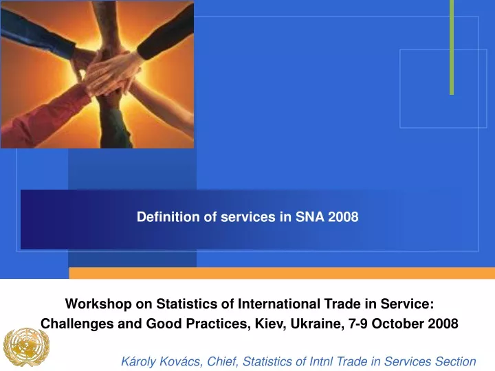 definition of services in sna 2008