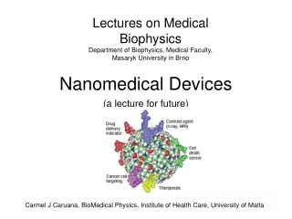 Nanomedical Devices (a lecture for future)