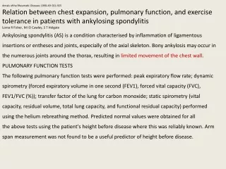 Annals  ofthe  Rheumatic Diseases 1990; 49: 921-925