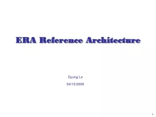 ERA Reference Architecture