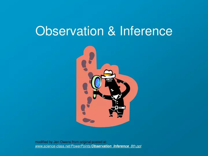 observation inference