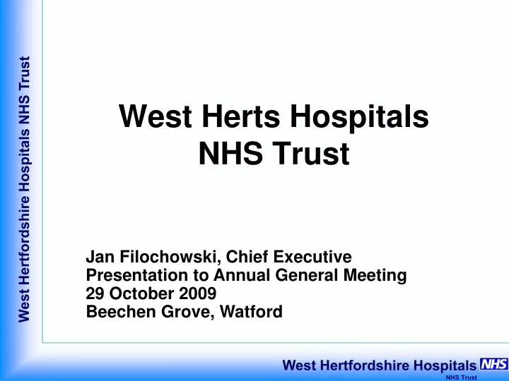 west herts hospitals nhs trust