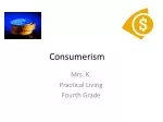 Consumerism - slide 1