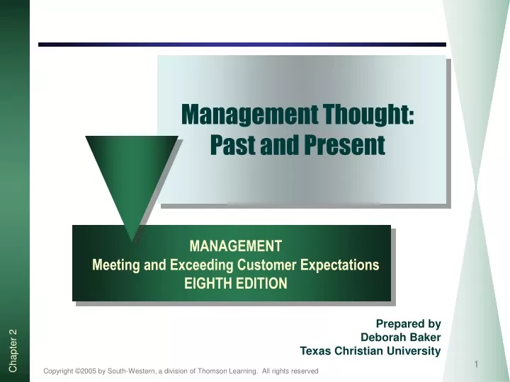 management thought past and present