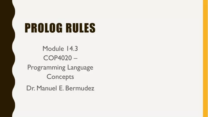 prolog rules