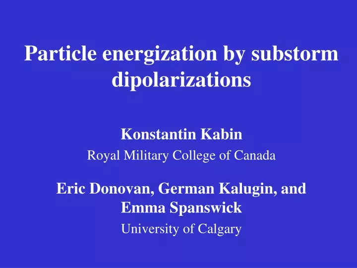 particle energization by substorm dipolarizations