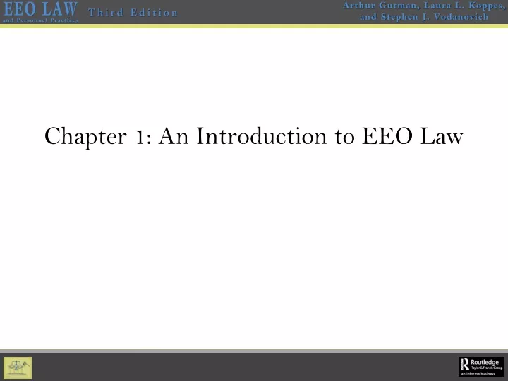 chapter 1 an introduction to eeo law
