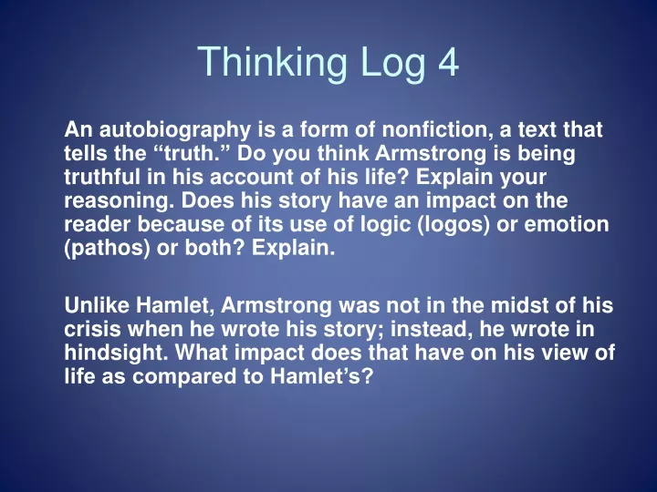 thinking log 4