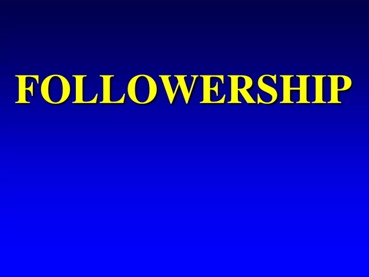 followership