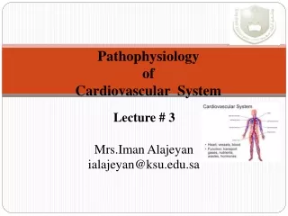 Pathophysiology  of Cardiovascular  System