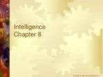 Intelligence: Theories and Perspectives - slide 1