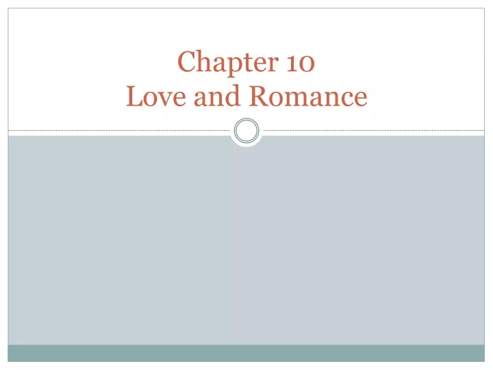 chapter 10 love and romance