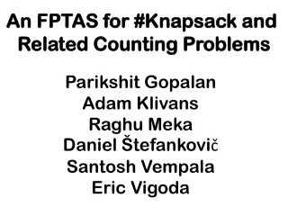 An FPTAS for #Knapsack and  Related Counting Problems