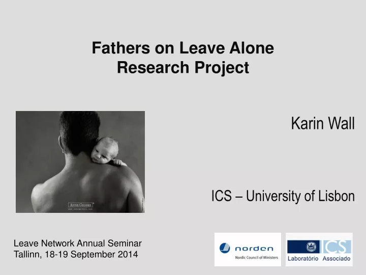 fathers on leave alone research project