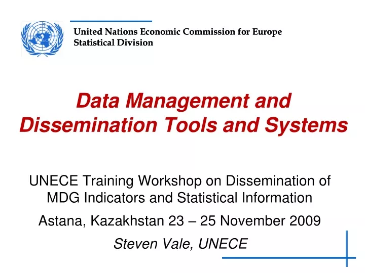 data management and dissemination tools and systems
