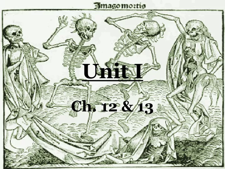 unit i