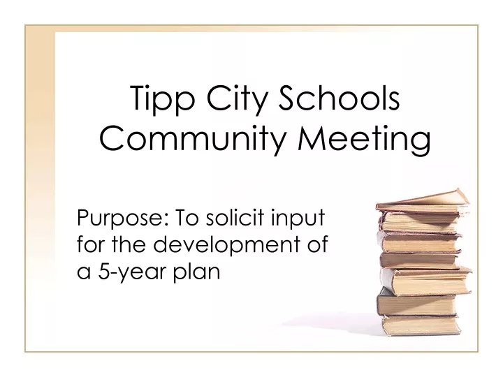 tipp city schools community meeting