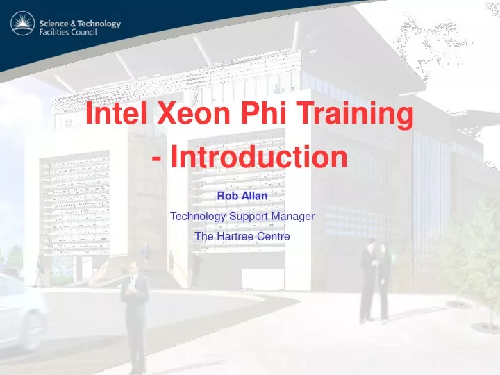 intel xeon phi training introduction