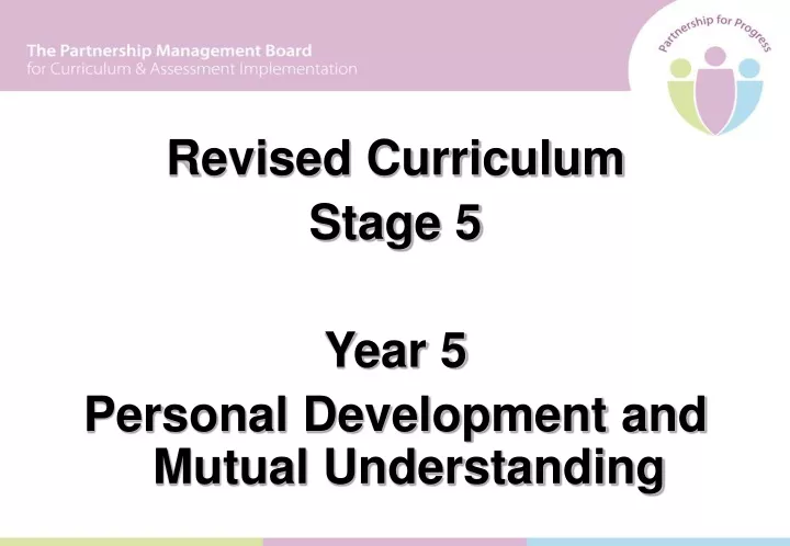 revised curriculum stage 5 year 5 personal