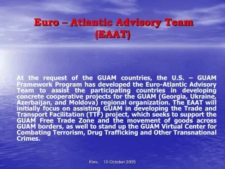 Euro – Atlantic Advisory Team (EAAT)