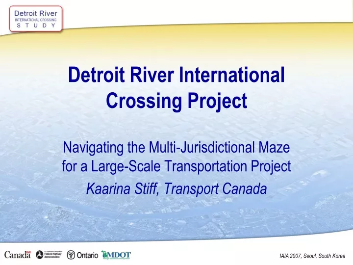 detroit river international crossing project