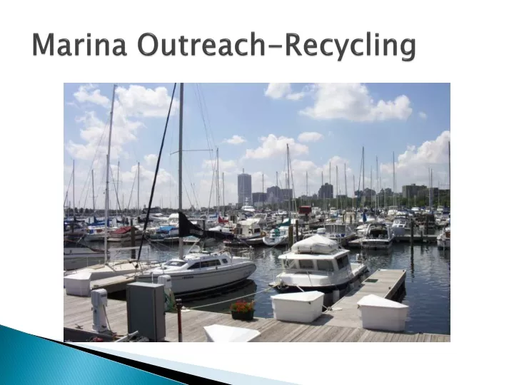 marina outreach recycling
