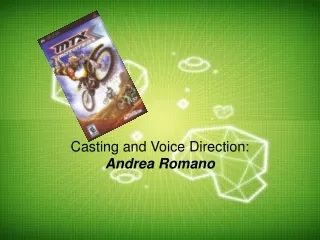 Casting and Voice Direction:  Andrea Romano