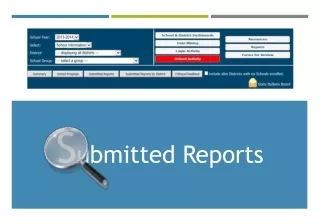 S ubmitted Reports