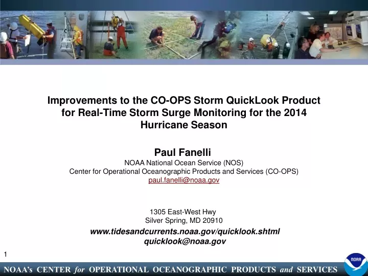 improvements to the co ops storm quicklook