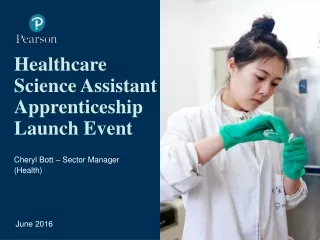Healthcare Science Assistant Apprenticeship Launch Event