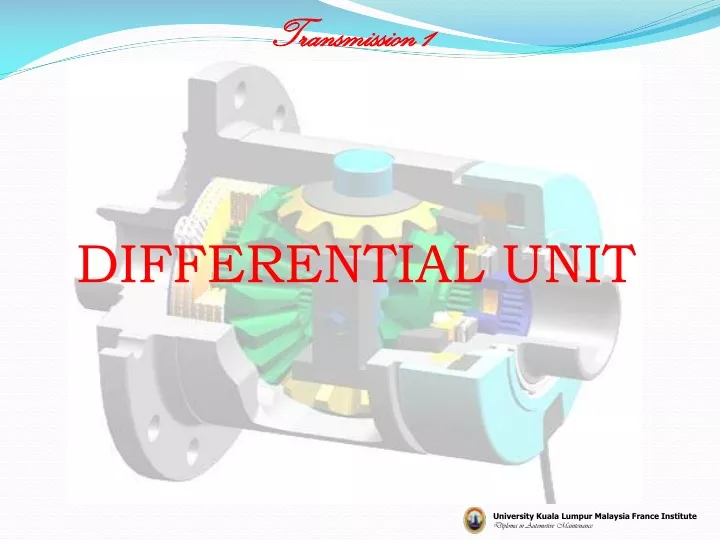differential unit