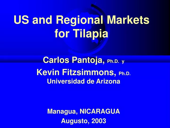 us and regional markets for tilapia