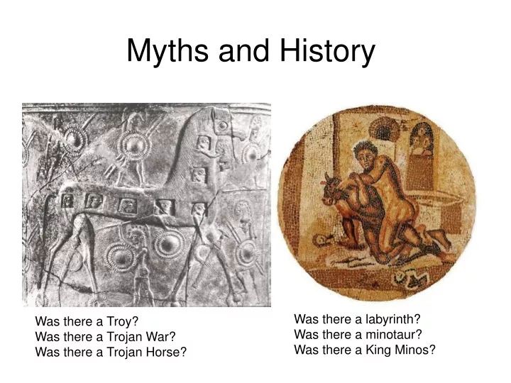 myths and history