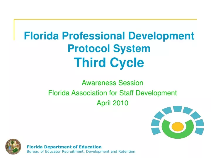 florida professional development protocol system third cycle