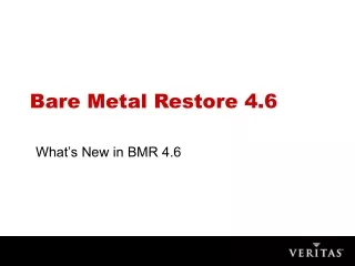 Bare Metal Restore 4.6