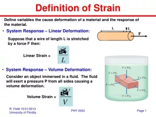 Definition of Strain