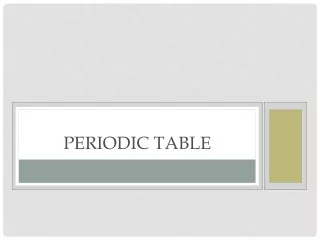 Periodic Table