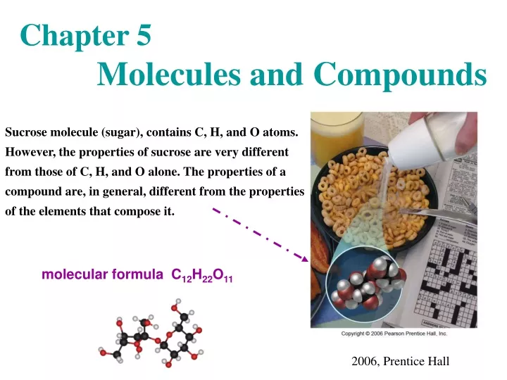 chapter 5 molecules and compounds