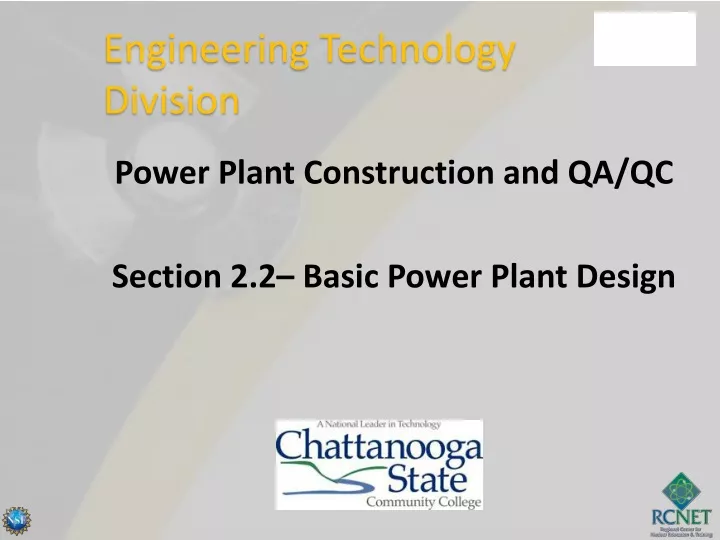 power plant construction and qa qc section 2 2 basic power plant design