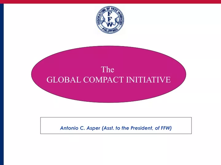 the global compact initiative
